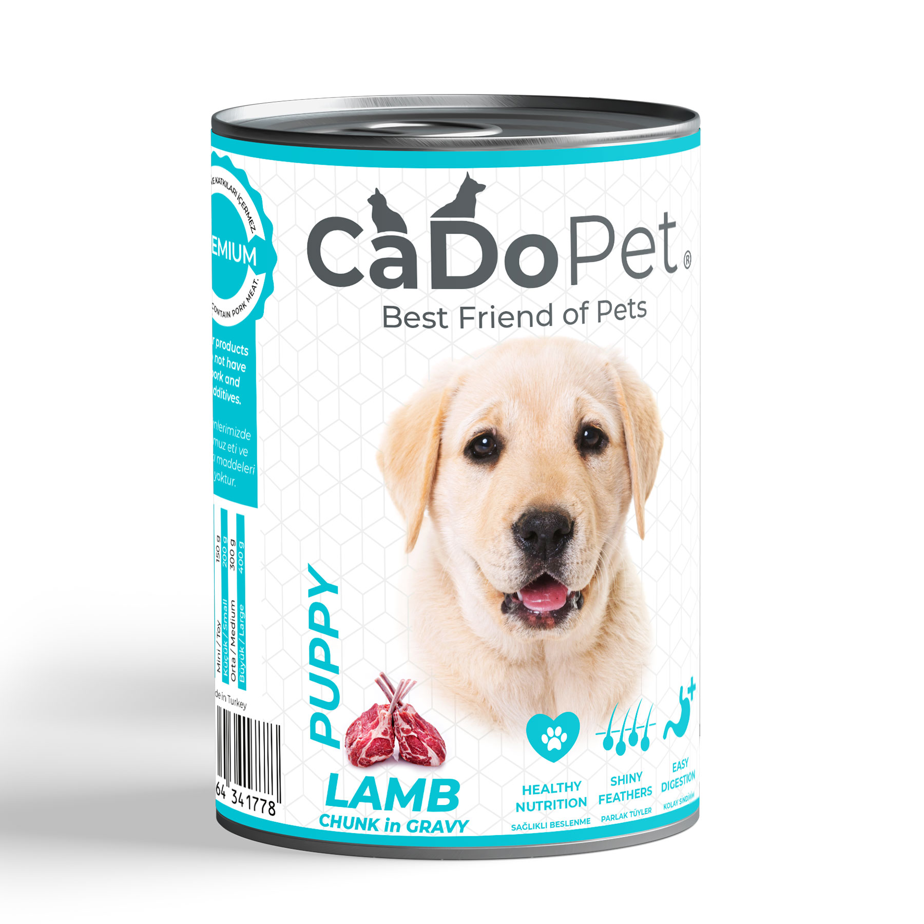 .Puppy Dog Canned Wet Food 400g with Puppy Chunk.