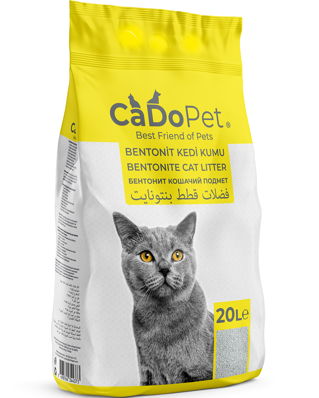 Kedi Kumu 20 Litre Doğal