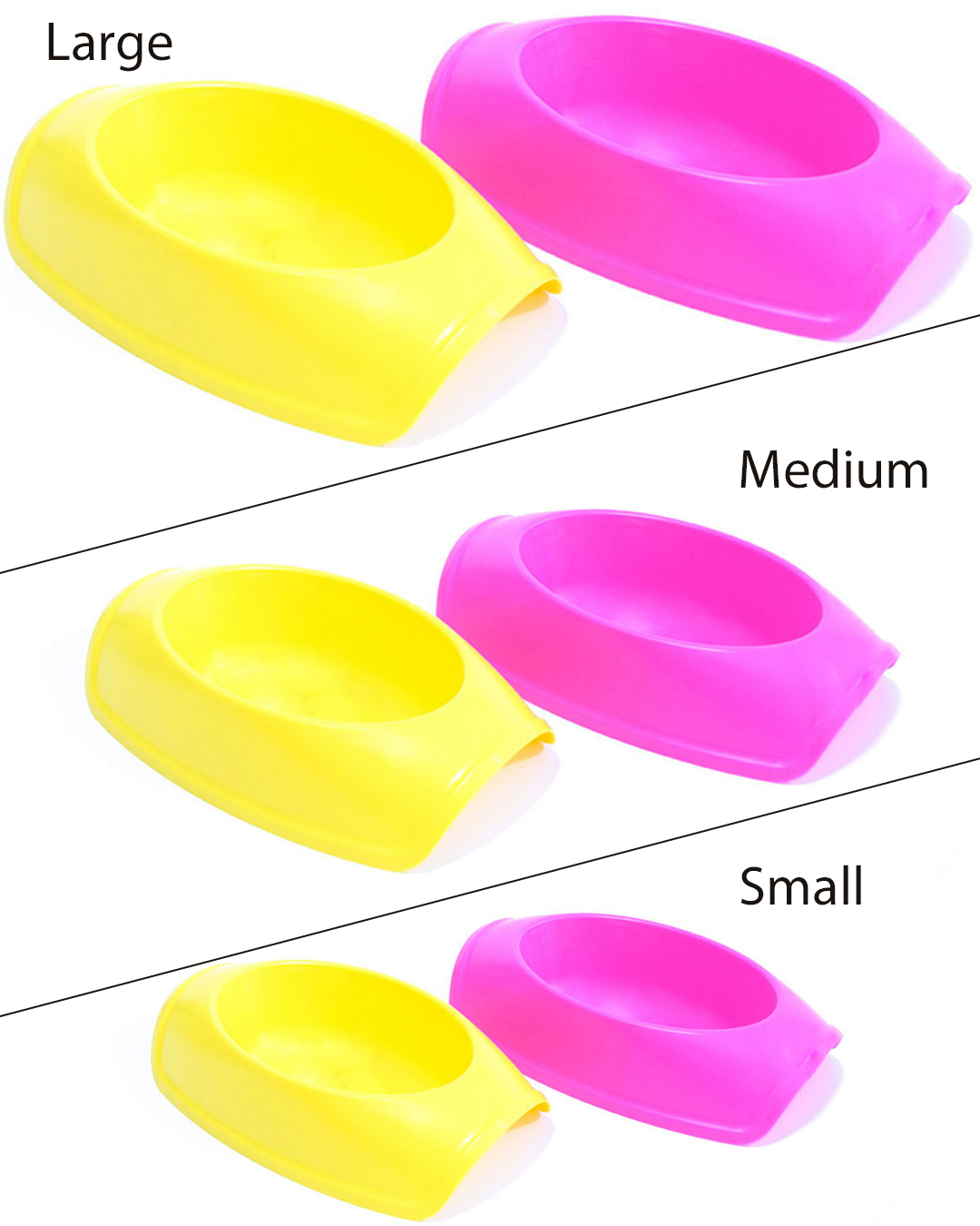 Plastik Mama Kapları S-M-L