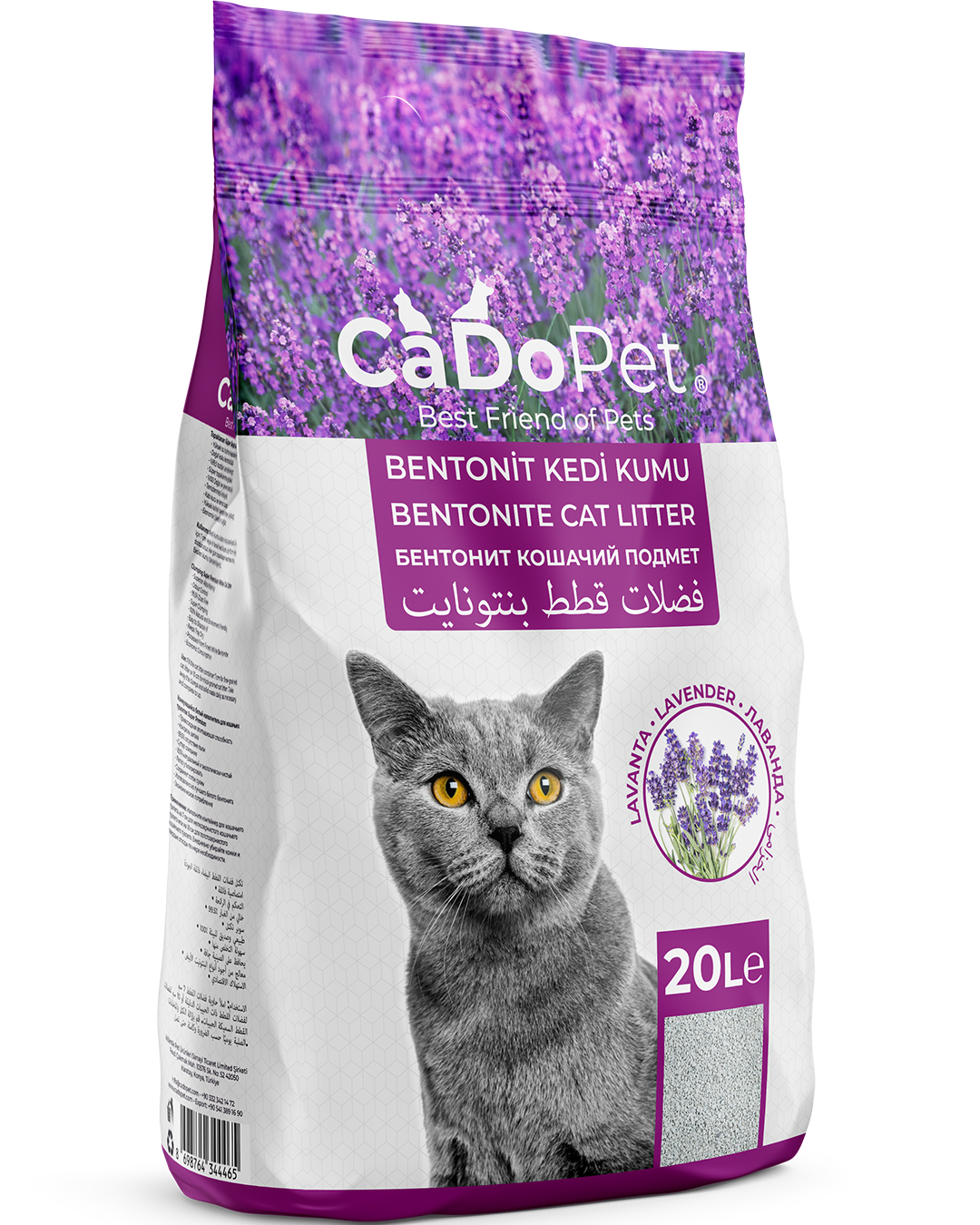 Kedi Kumu 20 Litre Lavanta