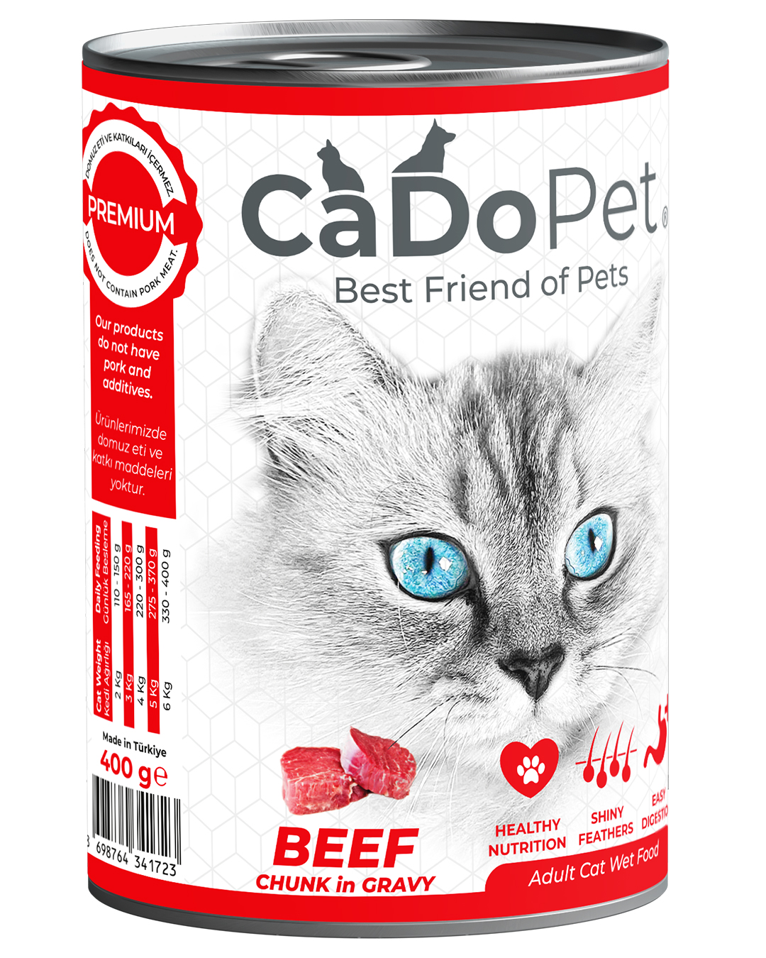 Yetişkin Yaş Kedi Maması Sığır Etli 400g