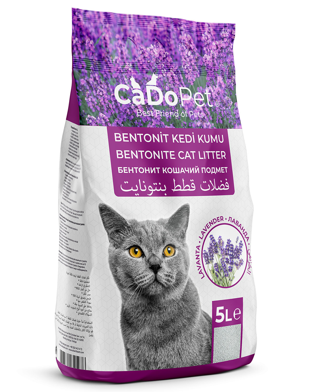 Kedi Kumu 5 Litre Lavanta