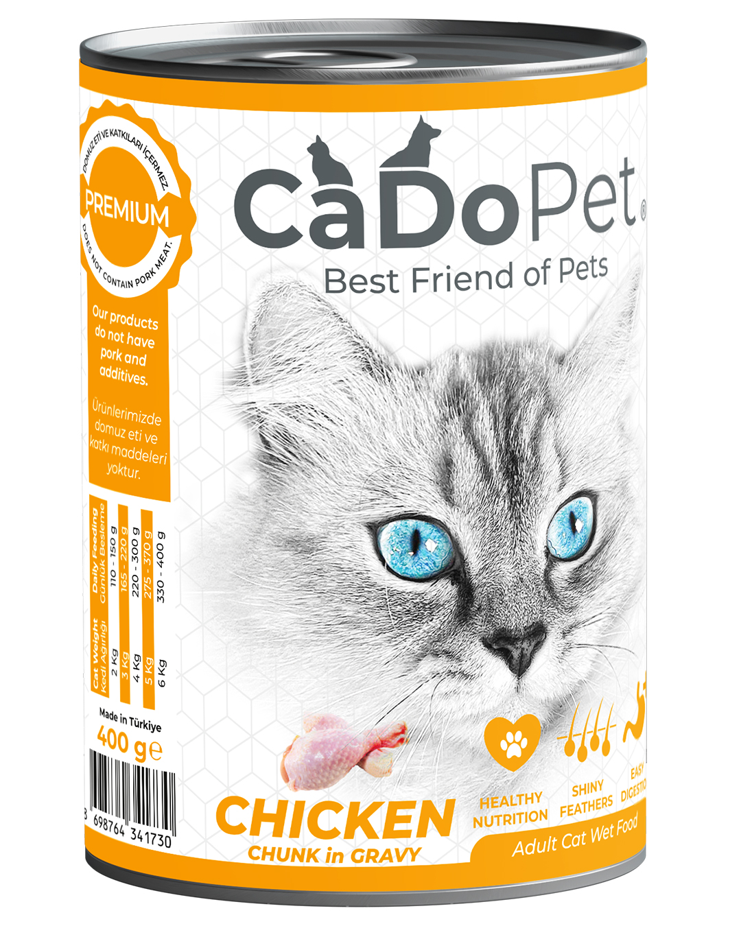 Yetişkin Yaş Kedi Maması Tavuklu 400g