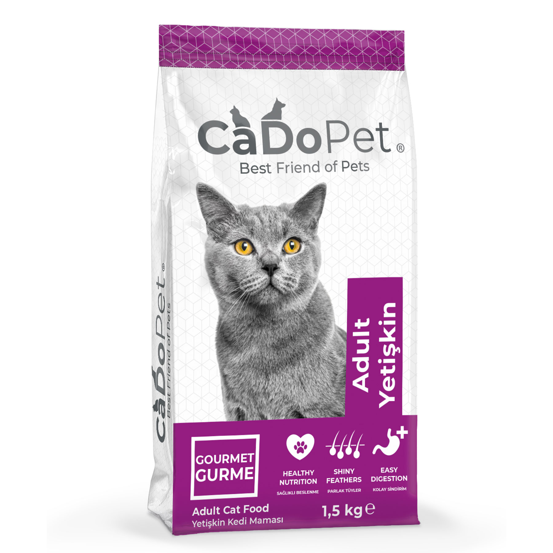 .Cat Dry Food 1,5 Kg Gourmet.